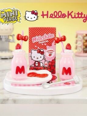 Mini verse Hello Kitty Strawberry Milkshake